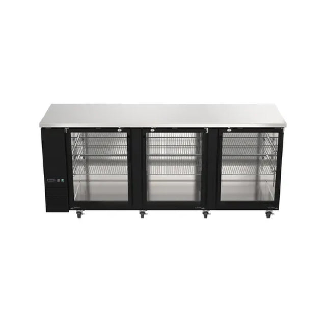 Hubert 134925 - Kratos Back Bar Cooler, 32.4 Cu. Ft., 90-1/4"W X 36-1/4"D X 38-3/4"H