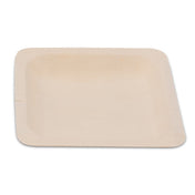 JB Prince RB330 5.5 Square Poplar Wood Plate 5.5"W X 0.5"H Poplar Natural Wood (50 Pack)
