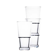 Hospitality Brands HUF084-012 Bold Drinkware™ Club Stack Cooler Tumbler 16 Oz.