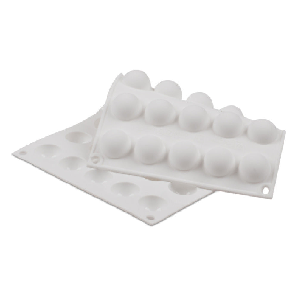 JB Prince MA102 Micro Flex Mold 11-3/4" X 7" Overall Makes (35) 1" Dia. Domes