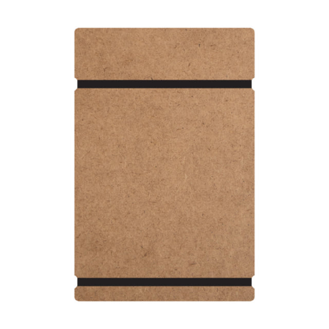 Risch MDF 8.5X11 MDF Menu Board 8-1/2" X 11" 3" Header For Laser Engraved Or Foil Stamped Logo