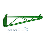 Hubert 30V-985 - CenPro Double Wall Mounting Bracket For Green Epoxy Wire Shelving