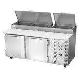 Victory VPP72HC Pizza Prep Table Powered By V-Core™ Two-section