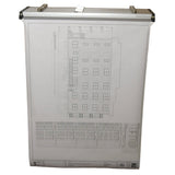 Alpine Industries ADI616-WHI Drop/Lift Wall Rack For Blueprints White