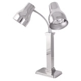 Spring USA 2792-6E - Double Heat Lamp, 10-3/5"W X 9-1/10" Base, 17" Overall Depth (base To Front Of Shade)
