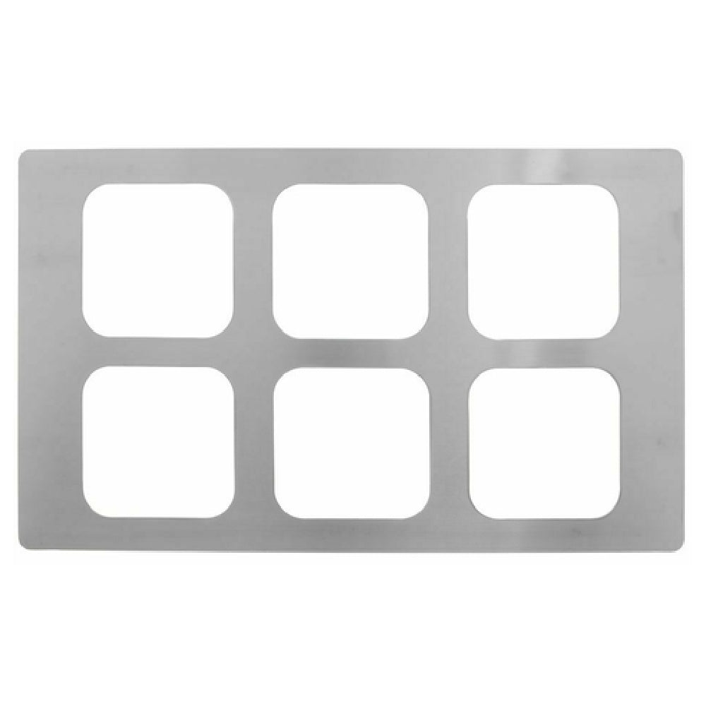Hubert 82178 - Cold Tile, For 1/6-size Curveware Pans, 6-compartment