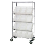 Quantum MWRS-5-92060_RED - Bin Systems Unit, Mobile, 36"W X 18"D X 69"H