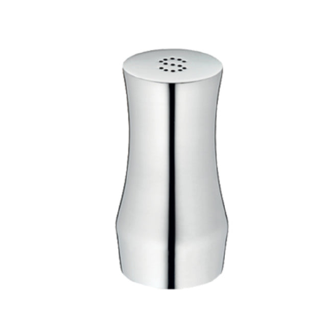 BauscherHepp 55.0062.6040 Salt Shaker 1-3/4" Dia. X 3-1/4"H 18/10 Stainless Steel