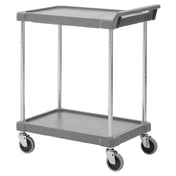 Hubert 20576 - Utility Cart, 2-shelf, 29-1/4" X 17" X 35-1/4"H