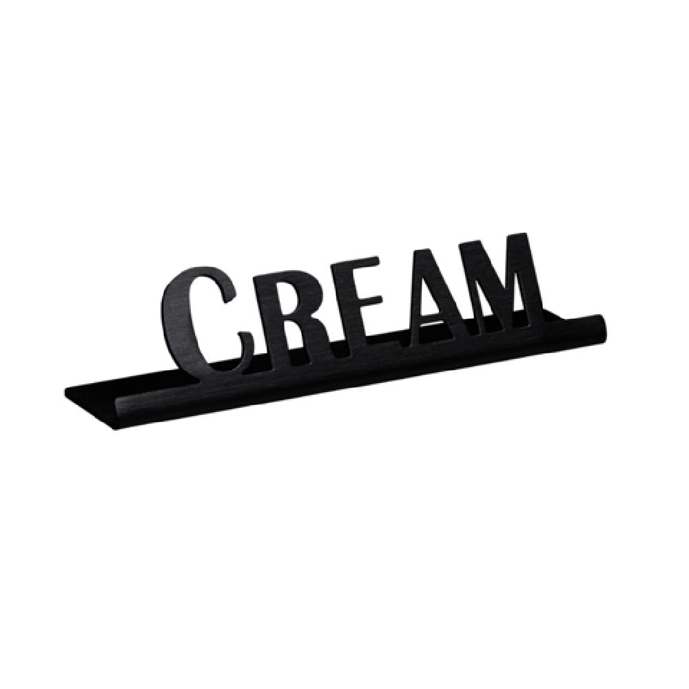 Service Ideas 1C-ST-CREAM-SIGN-BX Table Sign "Cream" 1"H X 4"W