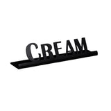 Service Ideas 1C-ST-CREAM-SIGN-BX Table Sign "Cream" 1"H X 4"W