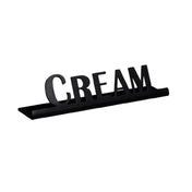 Service Ideas 1C-ST-CREAM-SIGN-BX Table Sign "Cream" 1"H X 4"W