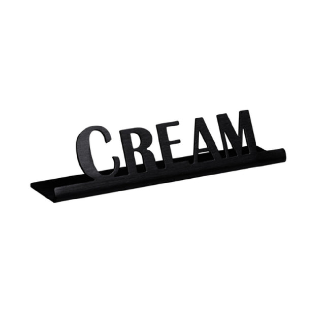 Service Ideas 1C-ST-CREAM-SIGN-BX Table Sign "Cream" 1"H X 4"W