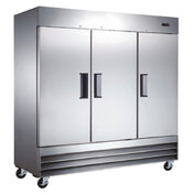 Omcan 50028 (RE-CN-0067-HC) Refrigerator Reach In Three-section