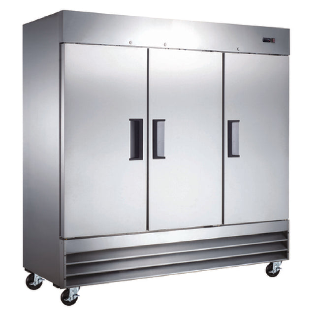 Omcan 50028 (RE-CN-0067-HC) Refrigerator Reach In Three-section