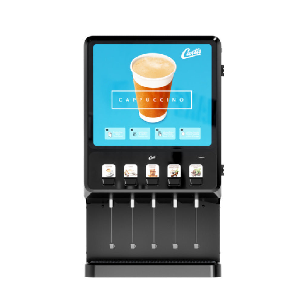 Curtis PCNG5DV | 1360102209 - Premium Cappuccino Next Generation Machine, (5) Station Dispenser With Dual Voltage