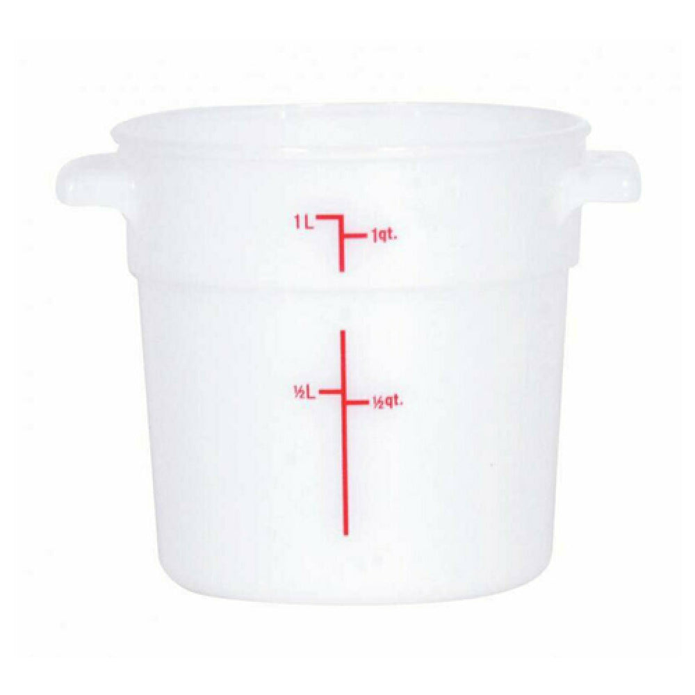 Omcan 80230 (80230) Food Storage Container 1 Quart Round