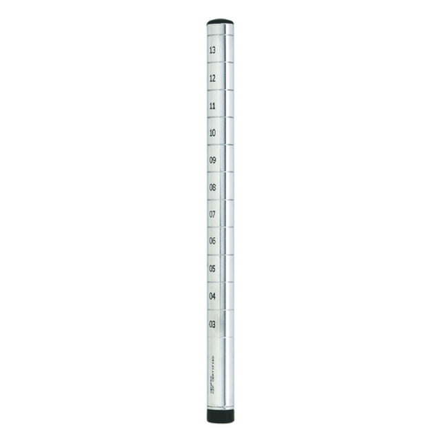 Hubert 55840 - Kratos® Shelf Post, 1"W X 1"D X 14"H, Medium Duty