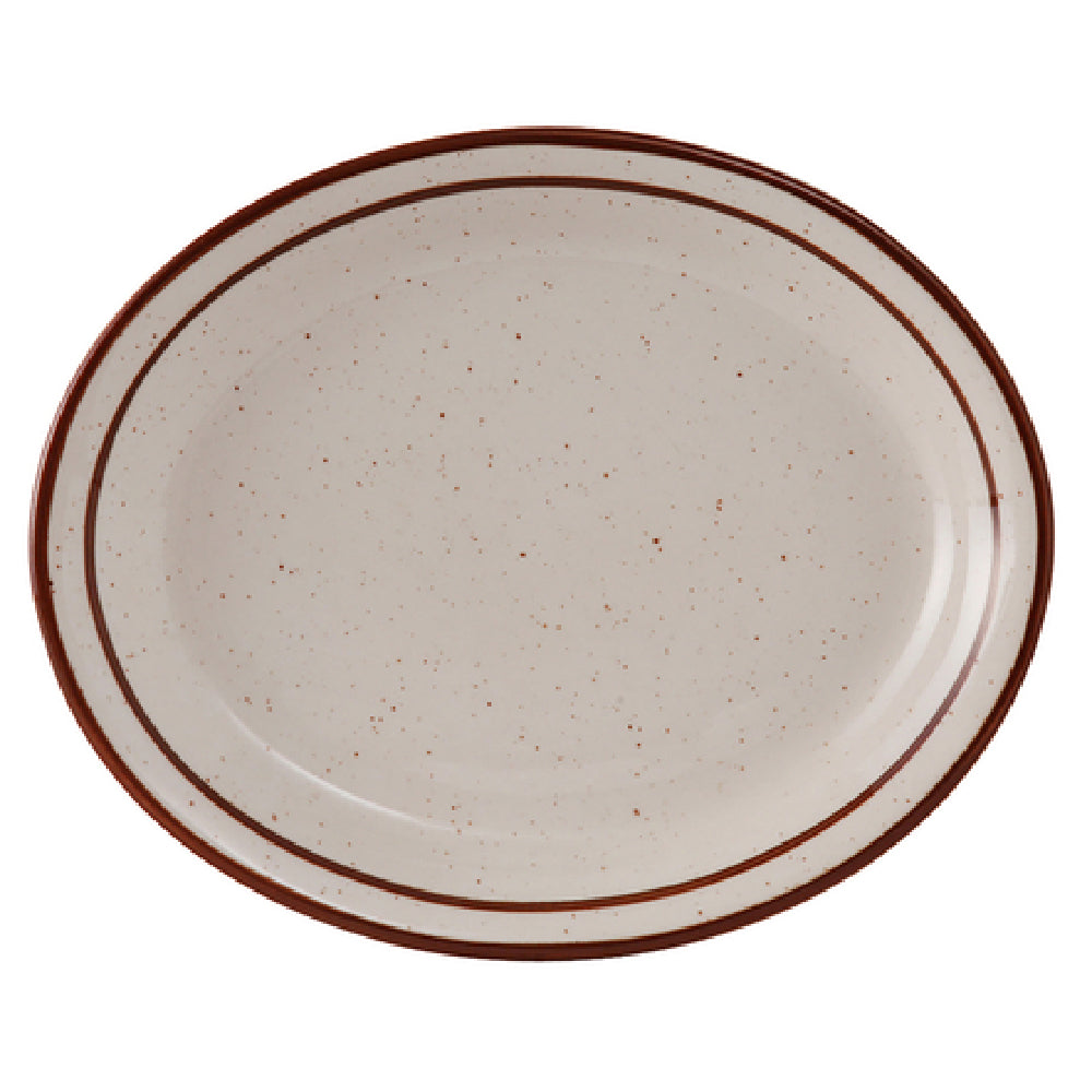Tuxton TBS-014 Platter 13-1/4" X 10-1/2" Oval