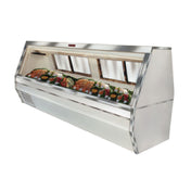 Howard-McCray SC-CFS35-6-S-LED Fish/Poultry Service Case 71"W Double Duty