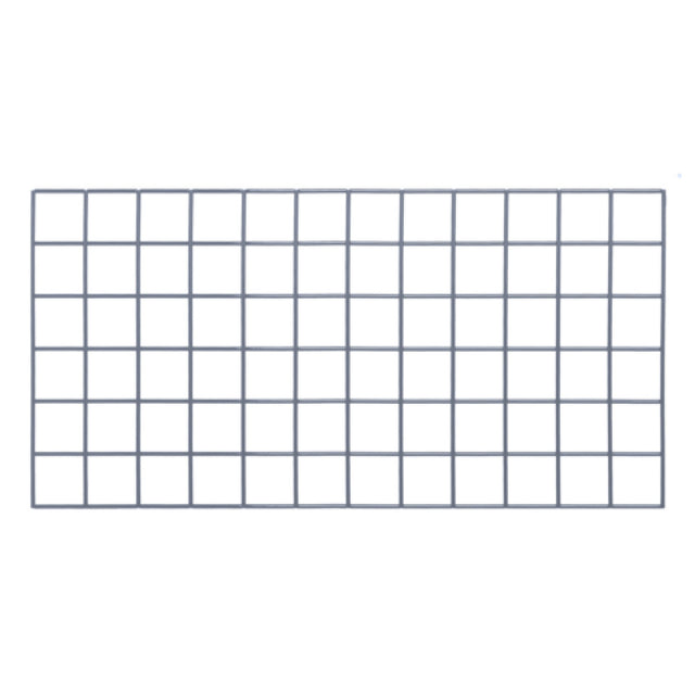 Quantum SG-1836GY Store Grid Panel 36"W X 18"H Gray Epoxy Antimicrobial Finish