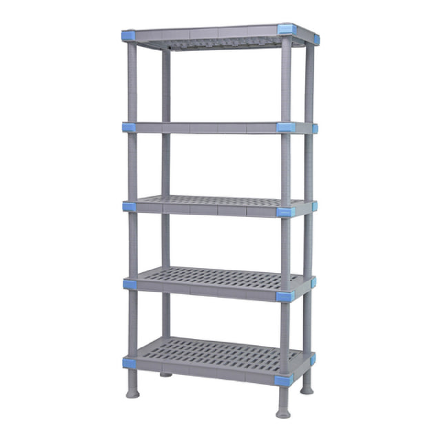 Quantum QP214286VS-5 Millenia Shelving Unit 42"W X 21"D X 86"H Up To 2000 Lbs Load Capacity