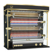 Rotisol MF1375-4G-LUX_LP MasterFlame 'Rustic-Style' Rotisserie Oven Gas Countertop