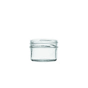 Hospitality Brands HG1067-012 Hospitality Brands Mini Widemouth Jar 4 Oz. Premium Glass (12 Each Per Case)