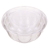 AllPoints 57150 32 Oz Salad Bowl W/lid Pla Clear 150/cs