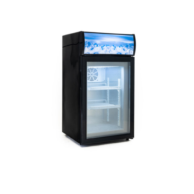 Admiral Craft CDFZ-1D/1.8 Black Diamond Display Freezer 18"W 1.8 Cu Ft Capacity