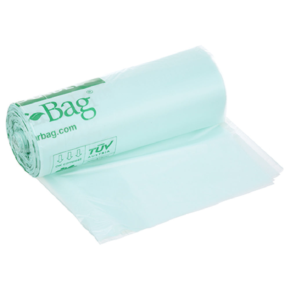 AllPoints 57224 35 Gal Compostable Liner 34 X 48 In 0.9mil 100/cs