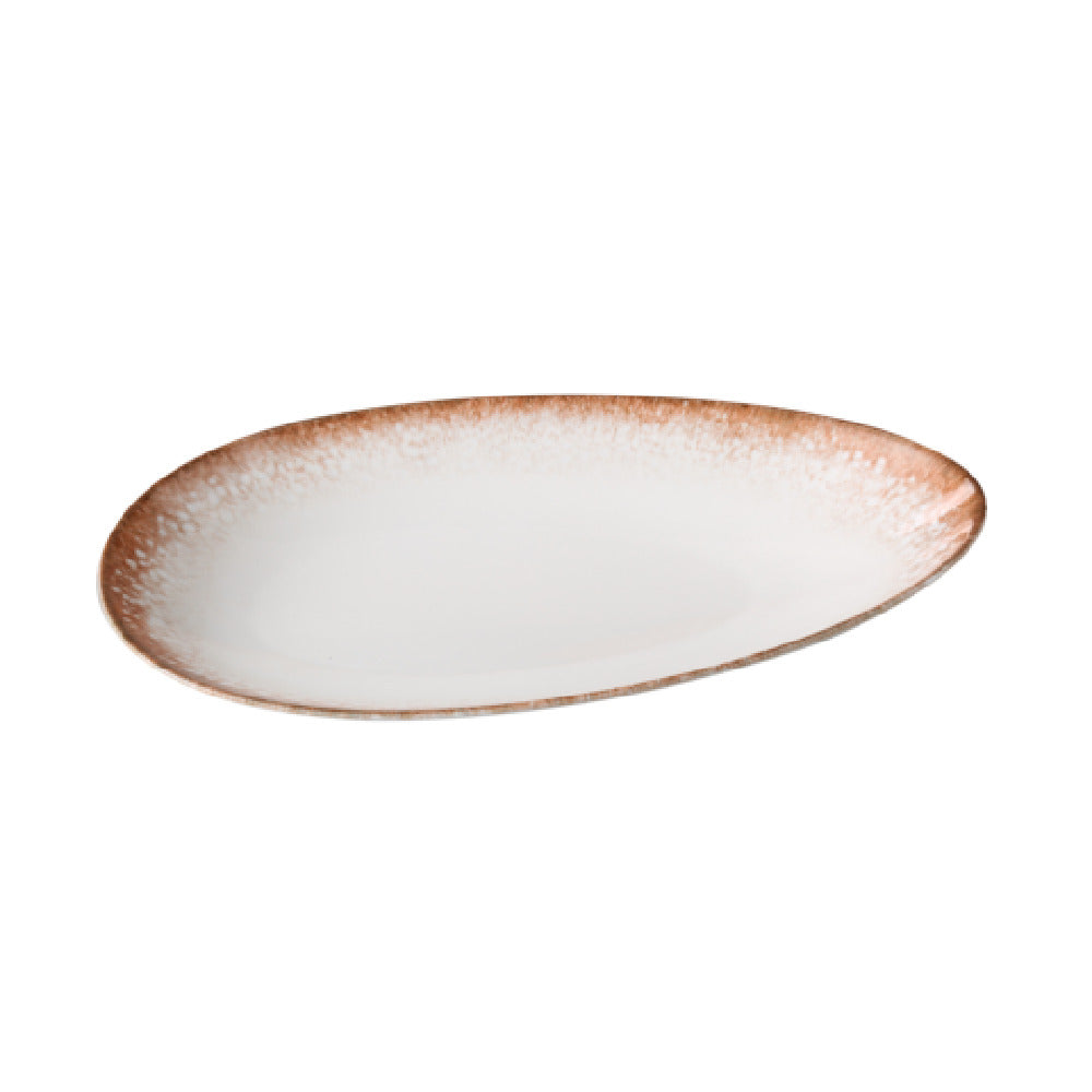 Yanco PR-313 Porto Deep Plate 13 3/4"W X 81/4"D X 2 1/8"H Oval