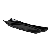 CAC China XCOP-BT14-K Cooper Platter 13-5/8"W X 4-3/8"D X 1-3/8"H Boat Shape