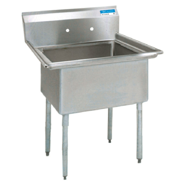 BK Resources BKS-1-15-14 Sink One Compartment 20"W X 20-13/16"D X 43-3/4"H Overall Size