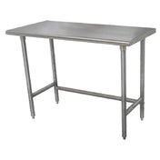 Advance Tabco TSLAG-243-X Special Value Work Table 36"W X 24"D 16 Gauge 430 Stainless Steel Top