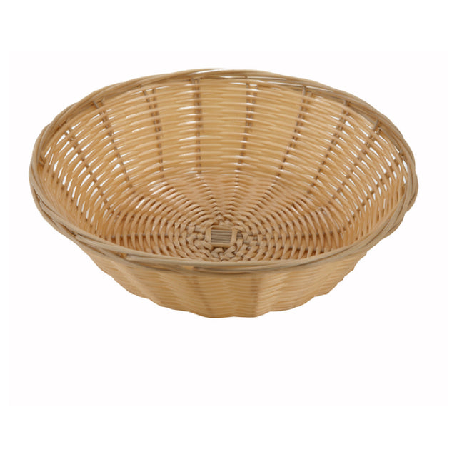 Winco PWBN-9R Woven Basket 9" Dia. X 2-3/4"H Round