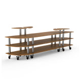 Steelite MGCMLB02BSXW - Classic Curved Buffet Station, 130.0" X 29.5" X 47.5", Modular
