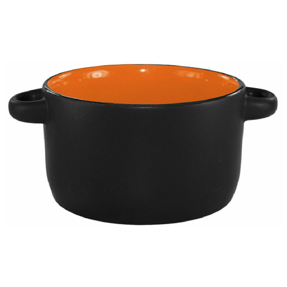 International Tableware 83567-2956/05MF-05C Bistro Soup Bowl 11 Oz. 4-1/8" Dia. (w/handles 5-5/8" Dia.) X 2-3/8"H
