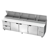 Beverage Air DPD119HC-2 Pizza Top Refrigerated Counter Four-section 119"W