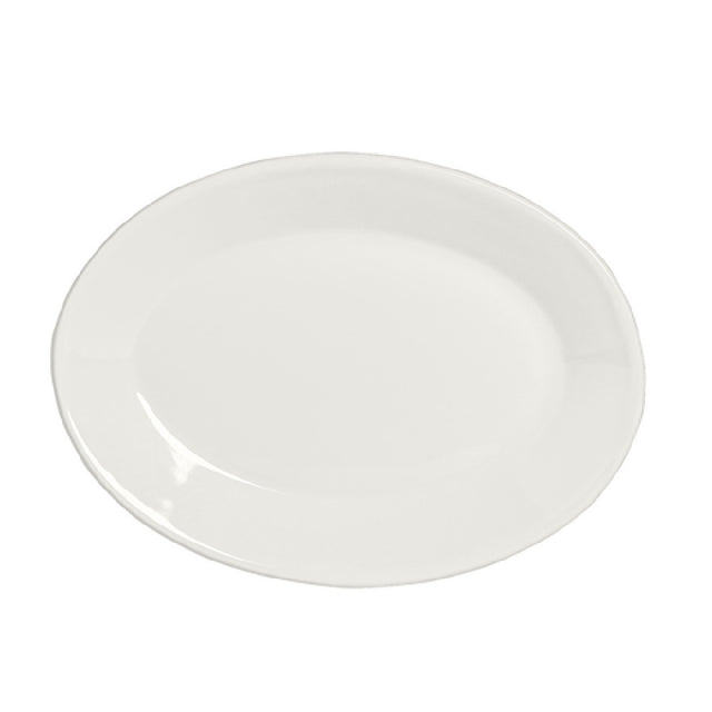 Steelite A100P145 Platter Oval Rolled Edge 13.75" X 9.125" American Basics