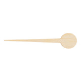 TableCraft Products 12592 - Round Picks, 0.75" X 0.088" X 3.5", Bamboo (pack Of 100)