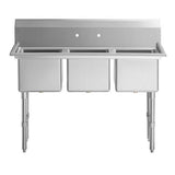 Empura EHD31515 - Sink, 54"W X 20.5"D X 44.25"H, (3) Compartment