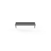 Atosa USA, Inc. SWS1248/304 - Wall Shelf, 48"W X 12"D X 10"H, 2 Brackets
