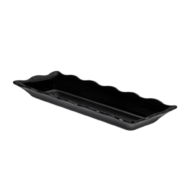 CAC China MLSC-RT281-K Platter 17-1/2"W X 6-3/4"D X 1-3/4"H Rectangular