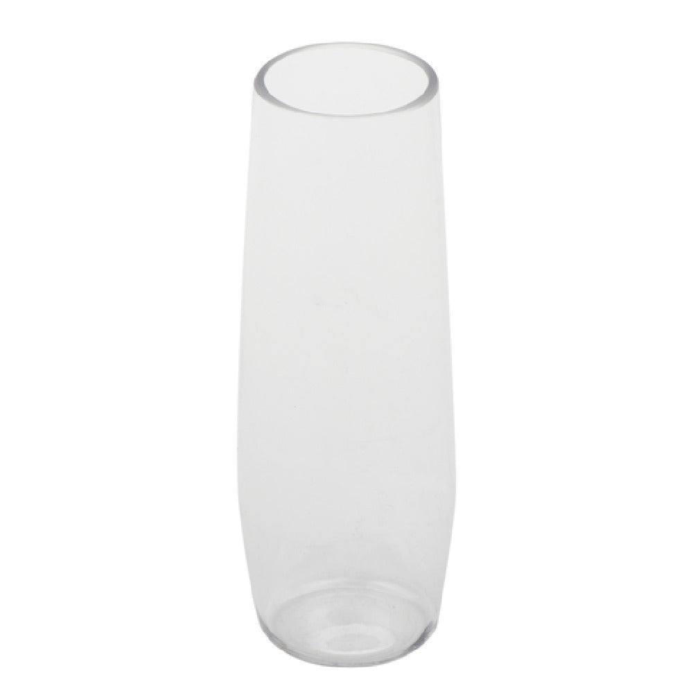 GET Enterprises SW-2011-CL Via Champagne Glass 7 Oz. (7.5 Oz. Rim Full) 1-6/7" Dia. X 5-5/6"H