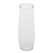 GET Enterprises SW-2011-CL Via Champagne Glass 7 Oz. (7.5 Oz. Rim Full) 1-6/7" Dia. X 5-5/6"H