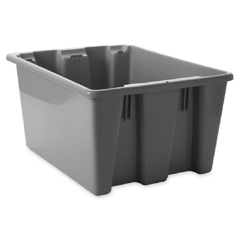 Rubbermaid FG172100GRAY Palletote® Box 1-5/16 Cu. Ft. 19-1/2"W X 15-1/2"D X 10"H