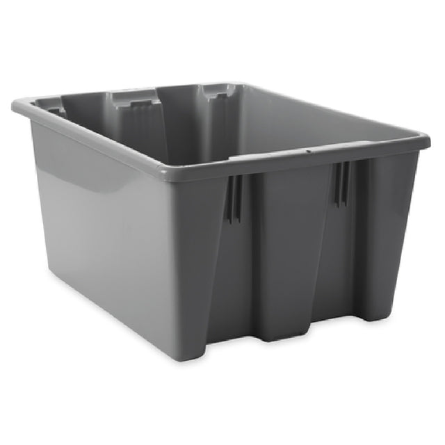 Rubbermaid FG172100GRAY Palletote® Box 1-5/16 Cu. Ft. 19-1/2"W X 15-1/2"D X 10"H