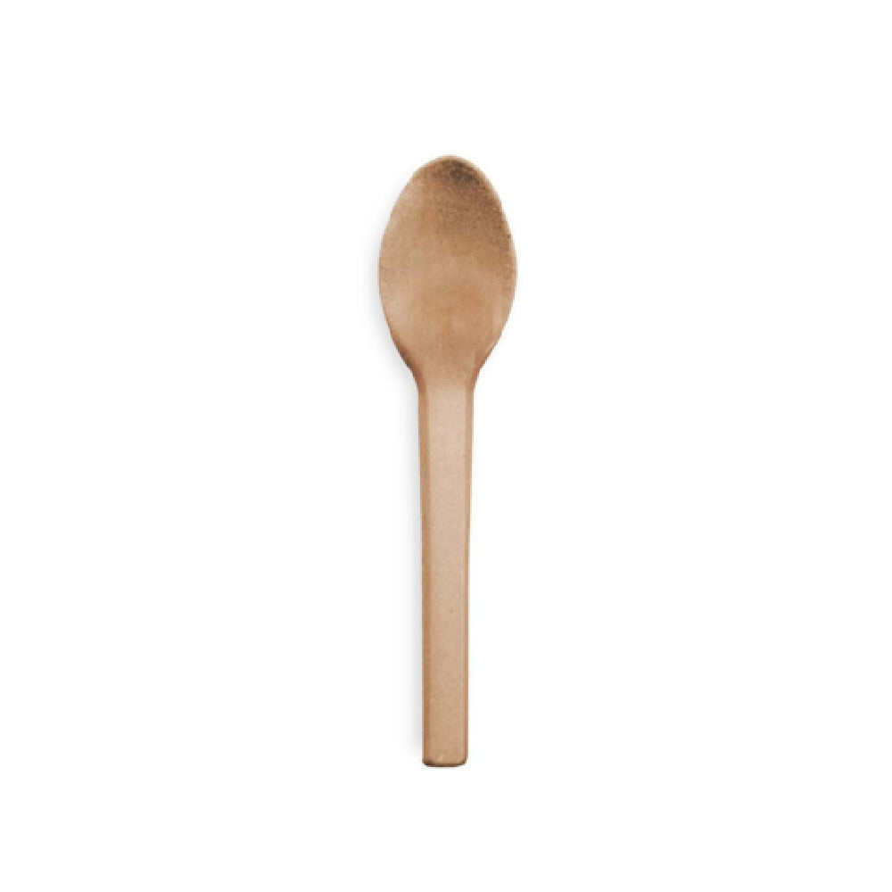 JB Prince RB533 Dessert Spoon By ReFork Disposable 70% Bagasse And 30% Wood Pulp