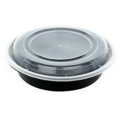 Empura RSL-923 - Microwavable Togo Container, 7.28"W X 7.28"D X 1.6"H, 24 Oz Capacity